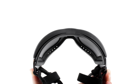 UV-beschermende honden zonnebril met verstelbare banden, verstelbaar en winddicht, voor hoofd 36-56 cm, kaak 20-25 cm.