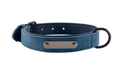 Luxe Fluwelen Gegraveerde Hondenhalsband