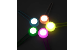 Afneembare LED-Hondenpenning met Lichtgevend Halsbandlampje