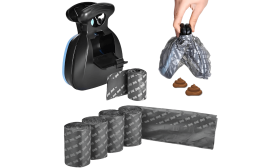 Gemakkelijk Schoon te Maken Draagbare Hondenpoepschep met kliksysteem - Inclusief milieuvriendelijke zakjes