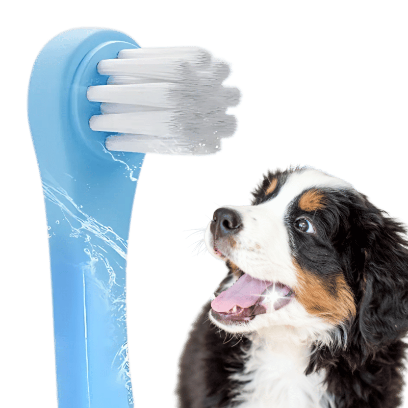 Gentle Clean Tandenborstel voor honden en katten met zachte nylon borstelharen