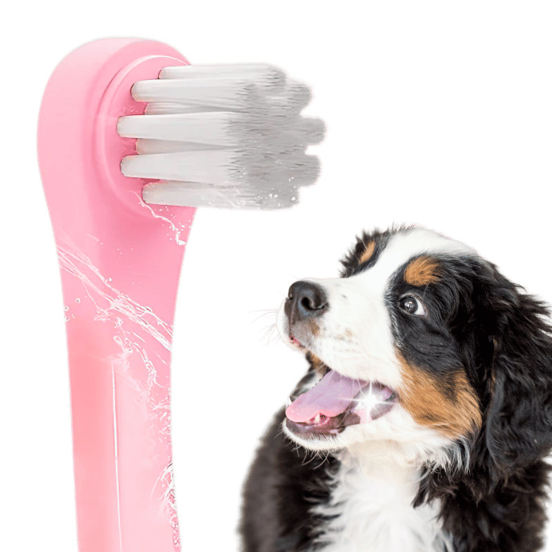 Gentle Clean Tandenborstel voor honden en katten met zachte nylon borstelharen