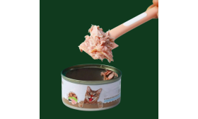 Siliconen huisdierlepel met lange handgreep – Spatel voor nat honden