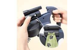 Tangle-vrije intrekbare dubbele hondenriem met LED-lamp – 3 m/10 ft duo-riem voor twee honden