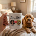 Gepersonaliseerde honden mok “It’s a Match” – cadeau voor hondenliefhebbers
